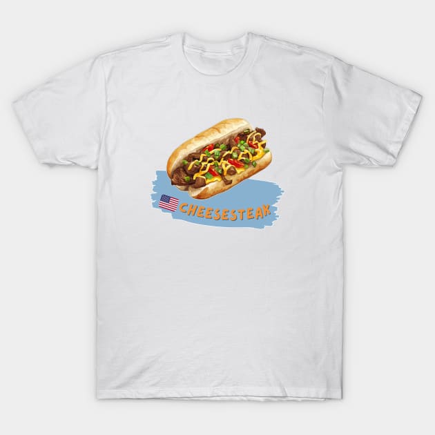 Cheesesteak | Traditional American cuisine T-Shirt by ILSOL